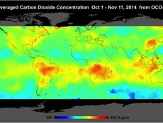 First Global Map from Orbiting Carbon Observatory